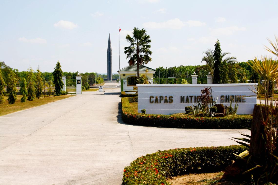 entrance capas shrine bataan death march capas tarlac