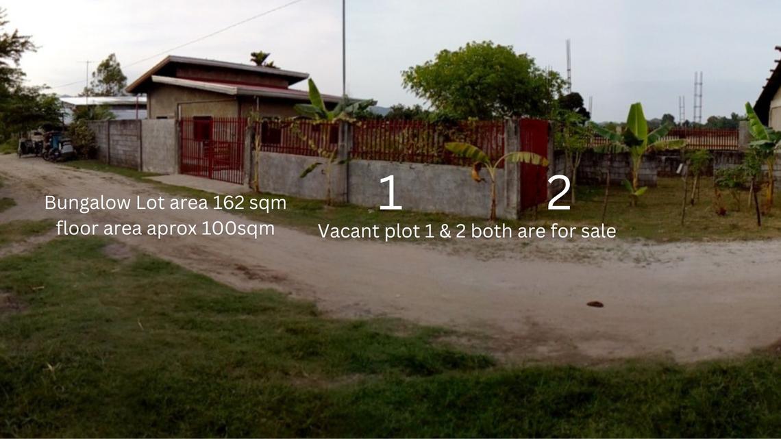 bungalow and vacant plots for sale mountain view capas tarlac